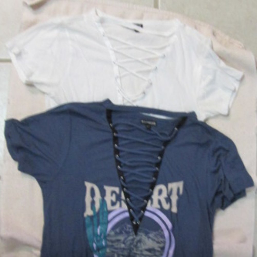 EXPRESS T SHIRTS LOT OF 2